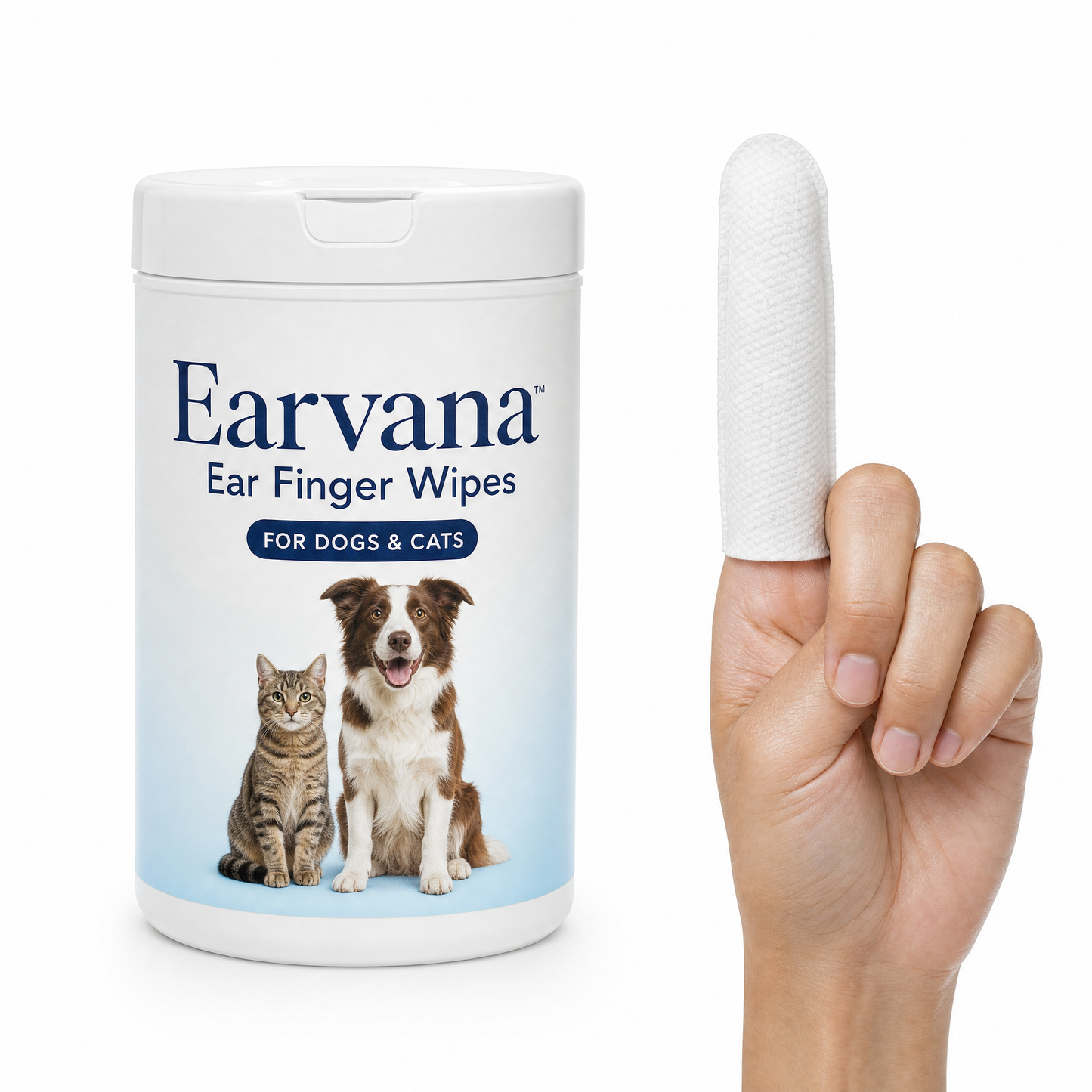 Pet Ear Finger Wipes